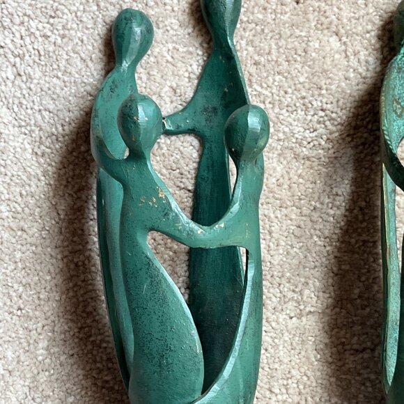 Family Cast Iron Silhouette (Set of TWO) (h/a/x) - Picture 6 of 13